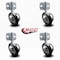 Service Caster 3 Inch Bright Chrome Soft Tread Ball Caster - Side Mount Bracket, 4PK SCC-GR01S30-DCR-BC-71678-4-CB180-4 - alternate 3